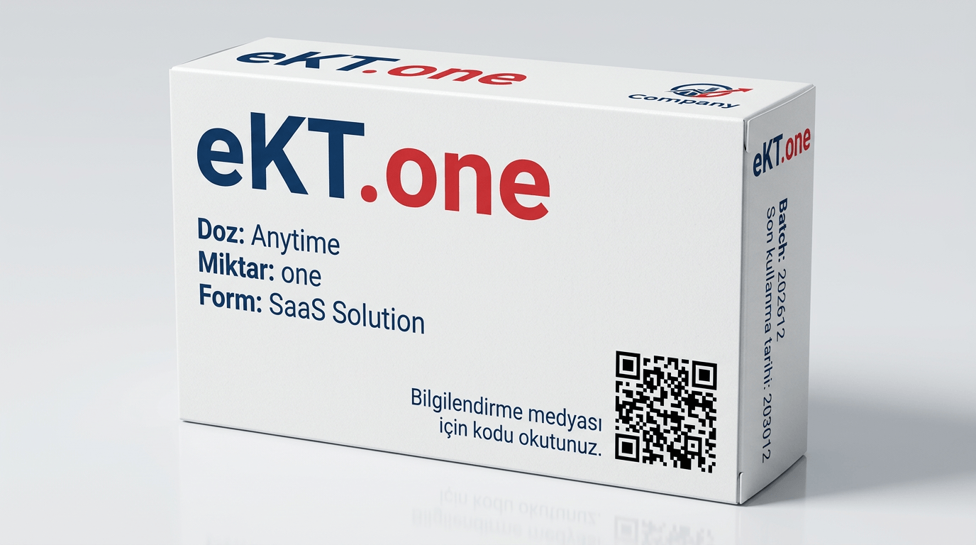 eKT.one — Elektronik Kullanma Talimatı Platformu